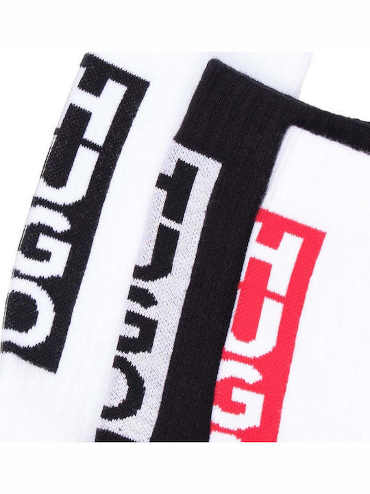 Hugo Qs Back Label Cc Herren Socken Mehrfarbig 3Pack