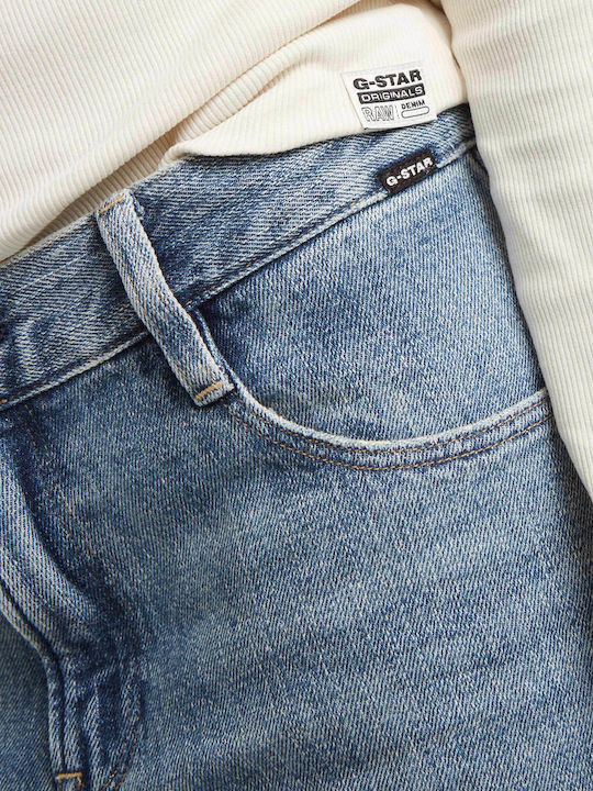 Judee Ultra Low Rise Women's Jean Pants in Loose Fit Medium Aged Denim