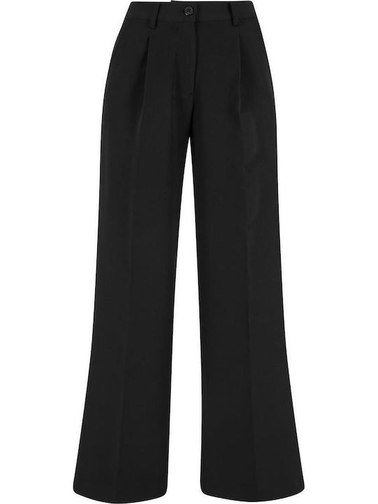 Damen Stoff Hose Black