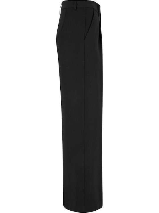 Damen Stoff Hose Black