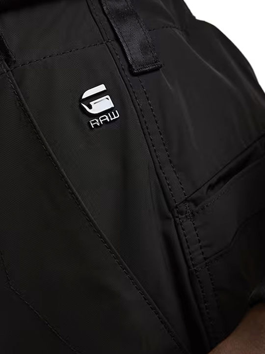 Herrenhose Cargo Lose Passform Schwarz