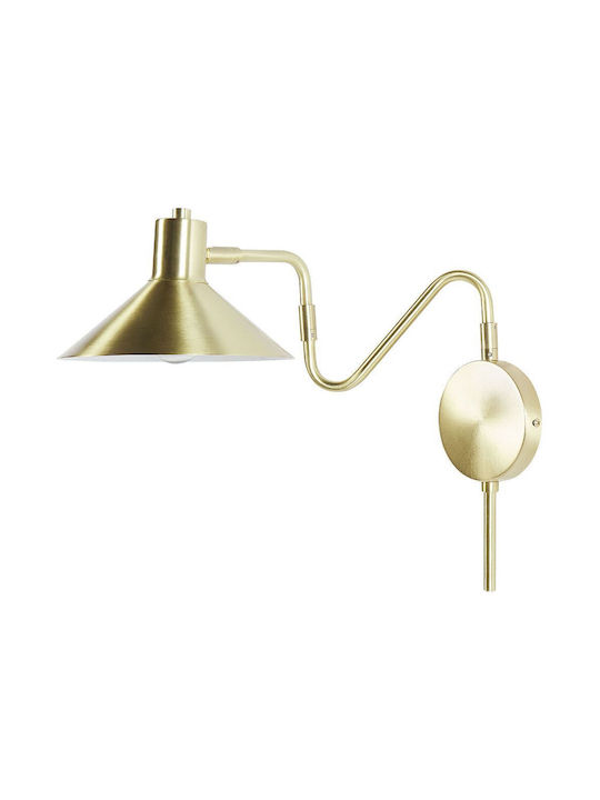 Beliani Modern Lamp Wall Gold