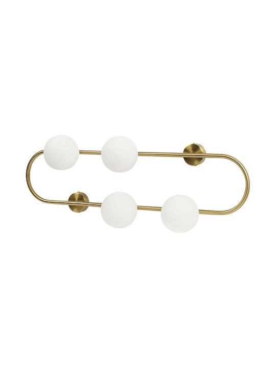 Beliani Modern Wall Lamp Gold