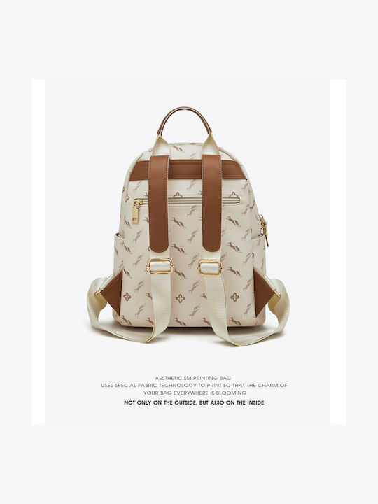 Women's Bag Backpack Beige