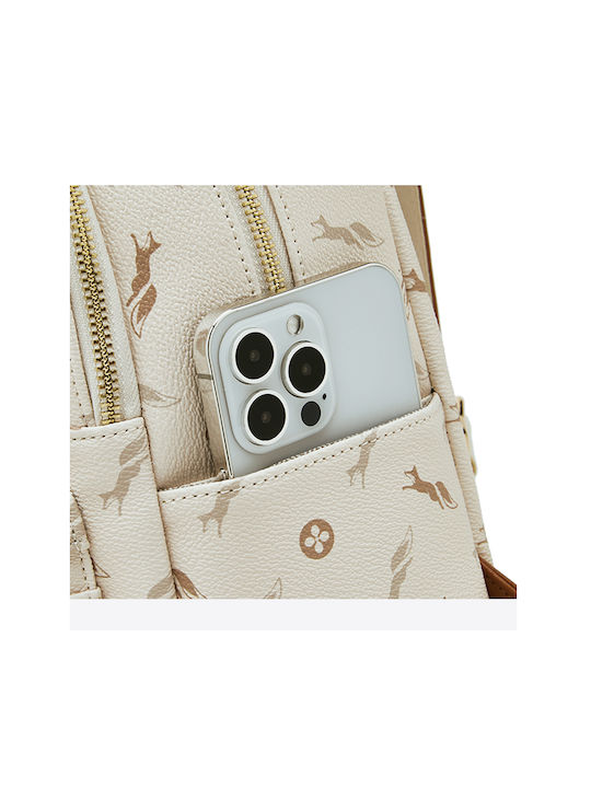 Women's Bag Backpack Beige