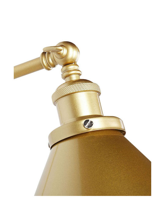 Beliani Einzelne Decken- und Wandleuchte in Gold Farbe
