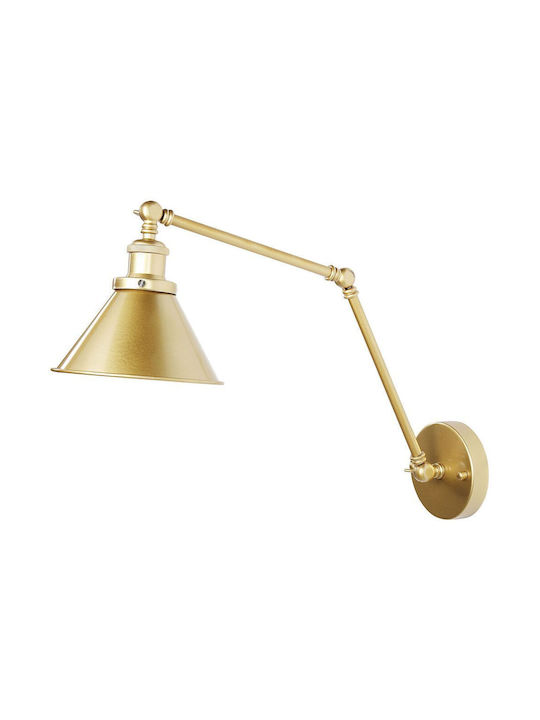 Beliani Einzelne Decken- und Wandleuchte in Gold Farbe