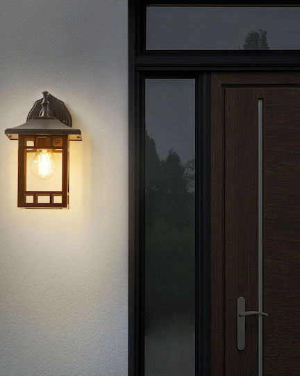 Beliani Iluminat Exterior Montat Pe Perete Lampion