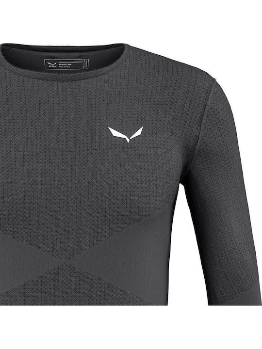 Salewa Zebru Responsive Мъжка термо дълги ръкавици Сив