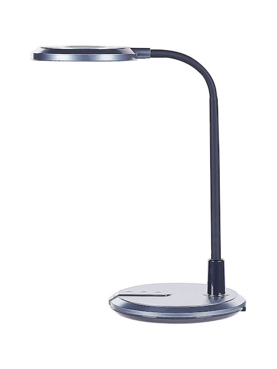 Beliani Beliani Office Lighting with Flexible Arm in Silver Color
