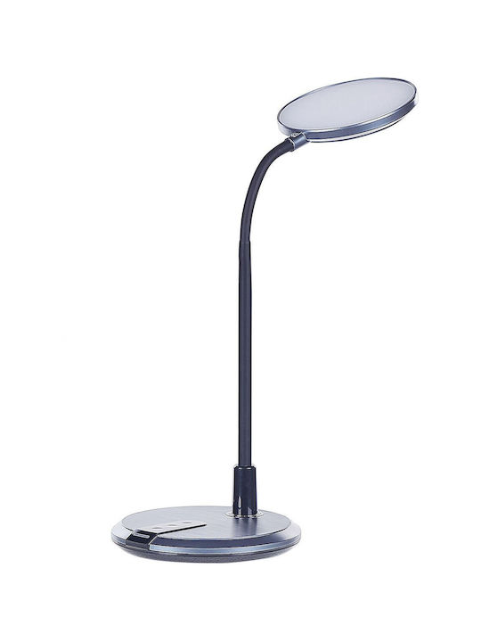 Beliani Beliani Office Lighting with Flexible Arm in Silver Color