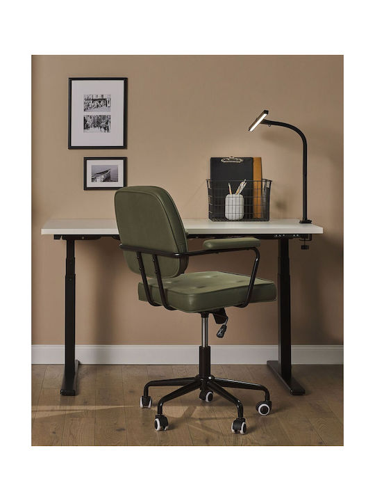 Beliani LED Office Lamp in Black Color