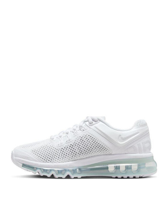 Air Max 2013 GS Αθλητικά Παιδικά Παπούτσια Running με Κορδόνια Λευκά