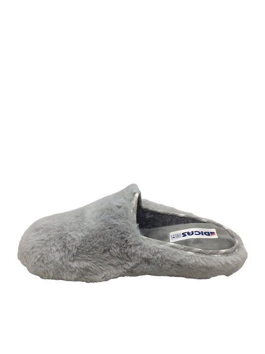 Winter Women's Slippers Gray