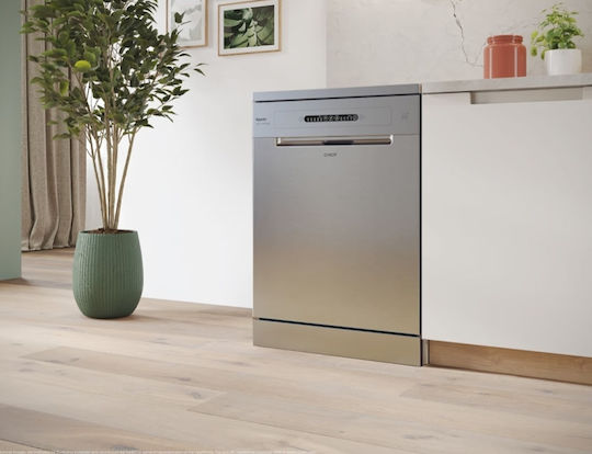 Candy Freestanding Dishwasher with Wi-Fi for 13 Place Settings W59.7xH85cm Inox