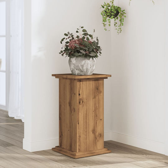 vidaXL Suport de plante Lemn Bej 33bucx33bucx60buccm.