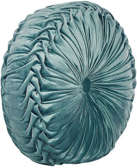 Velvet Decorative Pillow Azure Udala 40 x 40 Cm