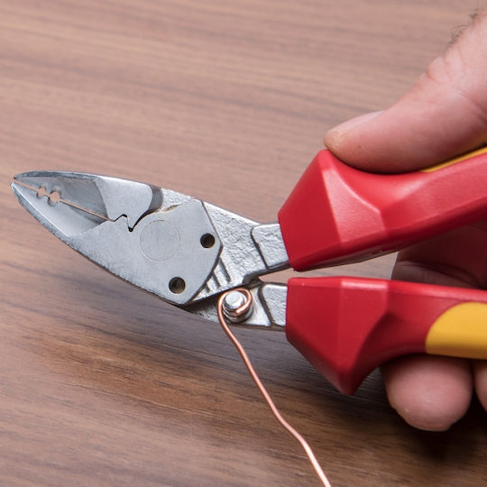 Connex Cable Stripper Pliers with Cutter and 180mm Length