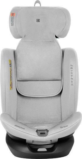 Kikka Boo I-Roll Καθισματάκι Αυτοκινήτου i-Size με Isofix Light Grey 0-36 kg
