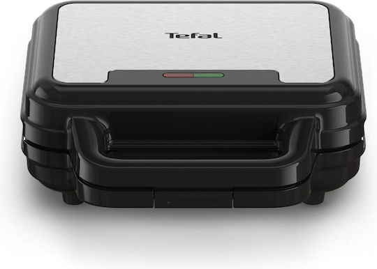 Tefal UltraCompact 3in1 Τοστιέρα με Αποσπώμενες Πλάκες για 2 Τοστ 700W Μαύρη
