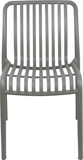 Zoi Dining Room Polypropylene Chair Anthracite 42x58x79cm
