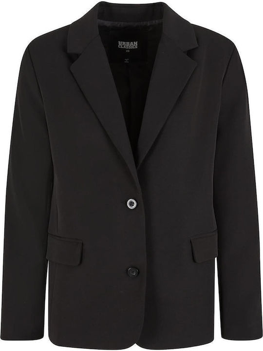 Urban Classics Long Women's Blazer Black