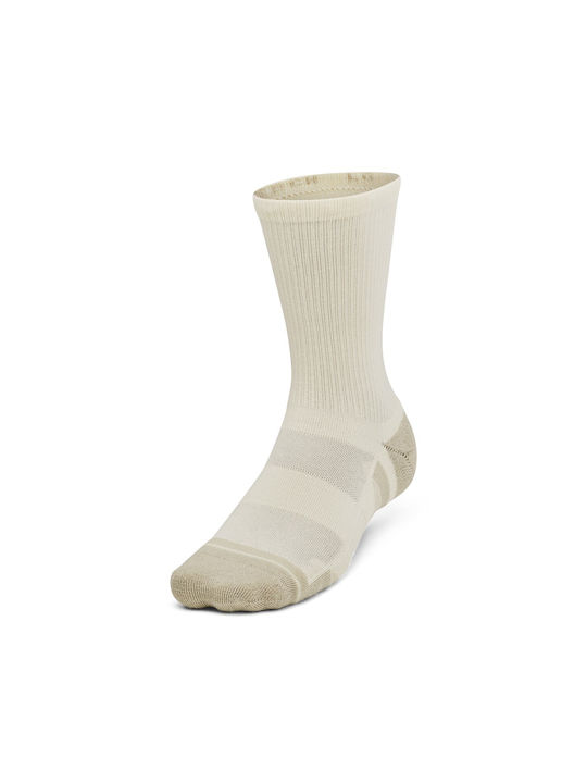 Under Armour Ua Performance Tech Athletic Socks Beige 3 Pairs