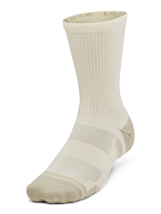 Under Armour Ua Performance Tech Running Socks Beige 3 Pairs