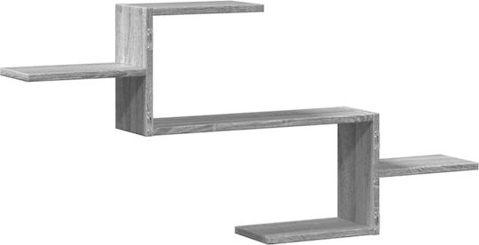 Grey Sonoma Wall Shelf 104x15x49cm