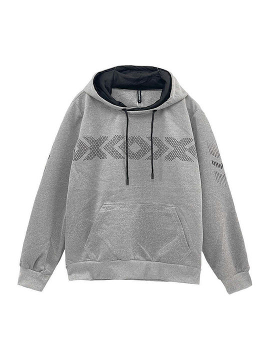Trainingsanzug Glänzend mit Gummizug Gray