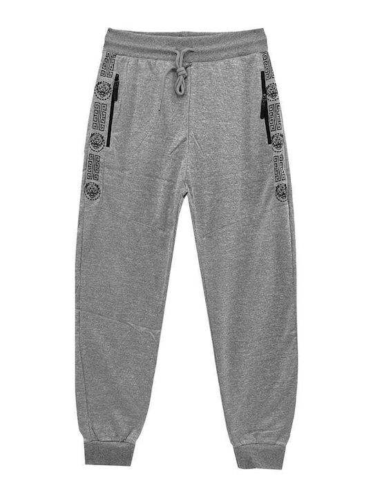 Trainingsanzug Glänzend mit Gummizug Gray