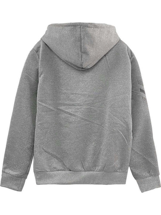 Trainingsanzug Glänzend mit Gummizug Gray
