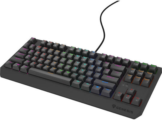 Genesis Thor 230 Lite Gaming Mechanical Keyboard Tenkeyless with Outemu Red switches and RGB lighting (English US)