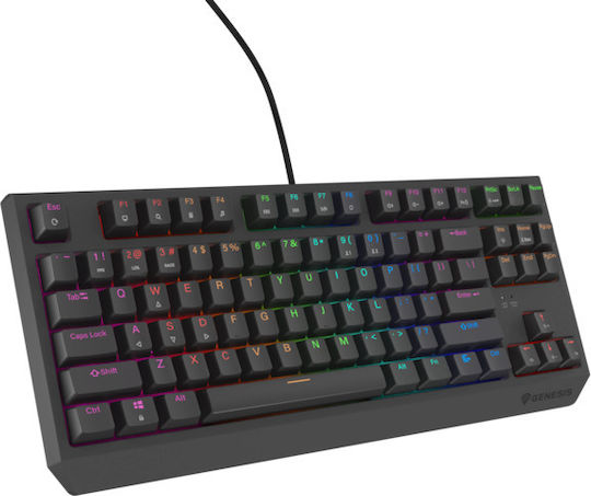 Genesis Thor 230 Lite Gaming Mechanical Keyboard Tenkeyless with Outemu Red switches and RGB lighting (English US)