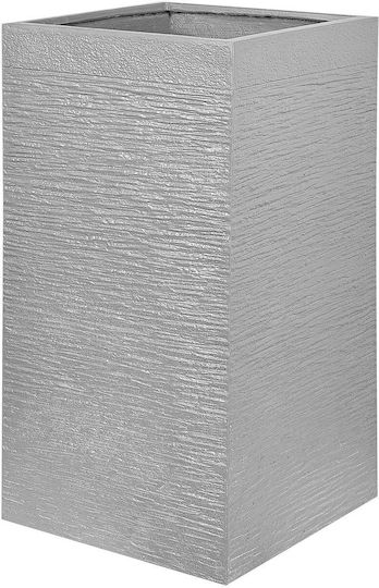 Сив сандък за растения Dion 40 x 40 x 77 см
