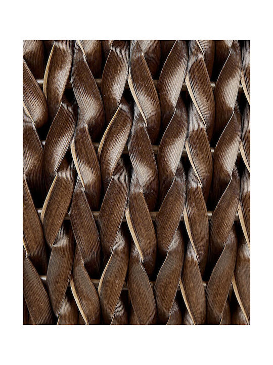 Set 2 Brown Rattan Flower Pots Berberis