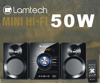 Lamtech Sound System 2 LAM112532 50W with CD / DVD Player and Bluetooth Black