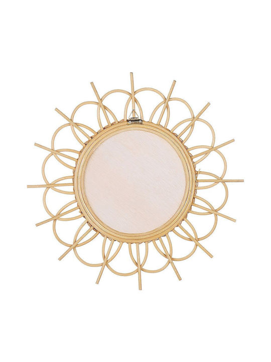 60 Cm Natural Wall Mirror Telakia