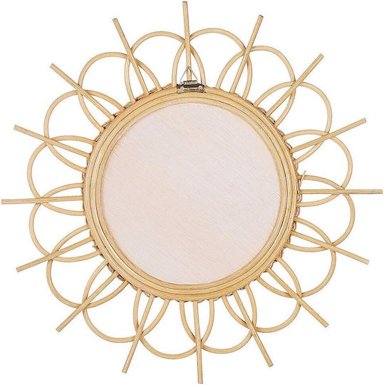 60 Cm Natural Wall Mirror Telakia