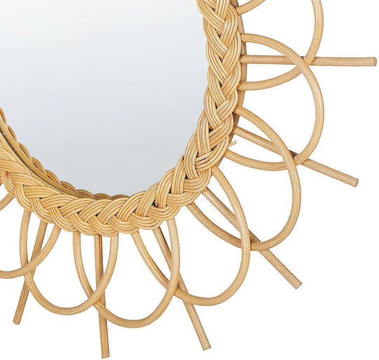 60 Cm Natural Wall Mirror Telakia
