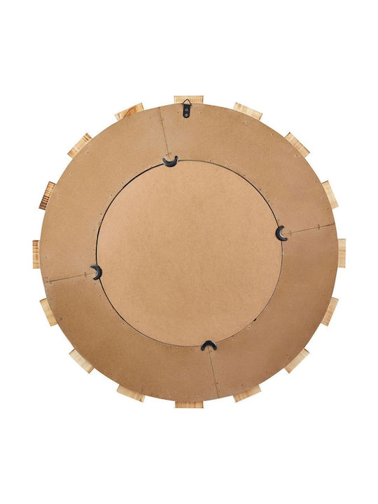 Wall Mirror 66 Cm Light Wood Ecatepec