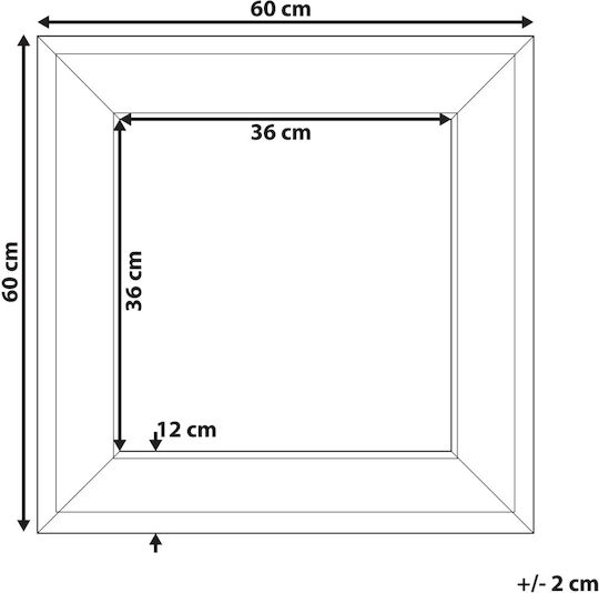 Oglindă de Perete Aurie 60 Cm Plerin Oglindă de Perete Aurie 60 Cm Plerin
