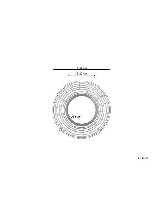 Oglindă de Perete Naturală Hanua 60 Cm