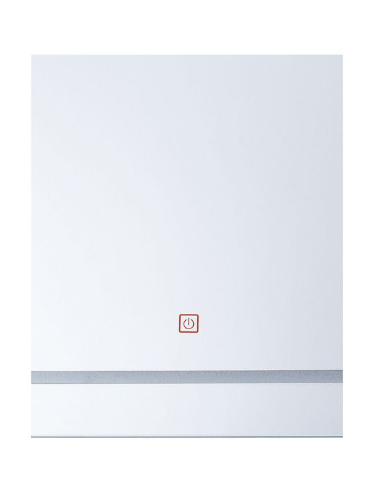 Wandspiegel 60 x 80 cm Silber Wassy