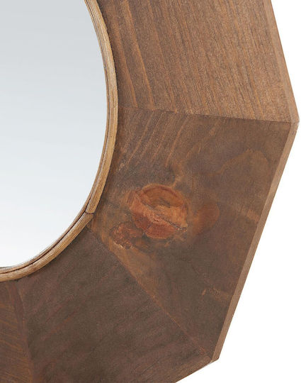 Brown 60 Cm Wall Mirror Asem