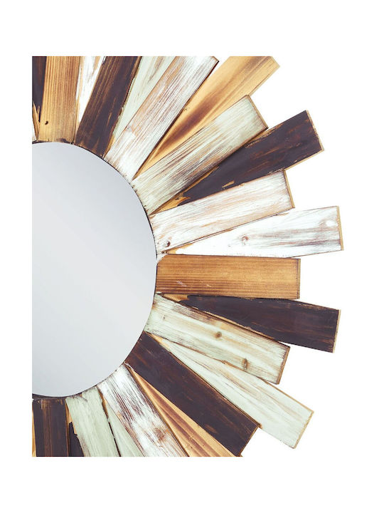 75 cm bunter Tampico Wandspiegel
