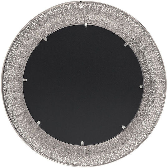 Oglindă de Perete Argintie 80 Cm Channay Oglindă de Perete Argintie 80 Cm Channay