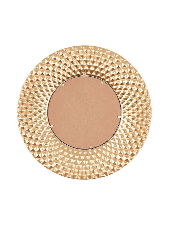 Combe Wandspiegel mit Gold Glas Rahmenmaterial Durchmesser 60cm