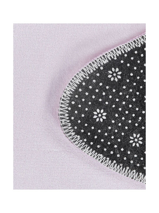 Children's Star-shaped Rug 120 X 120 Cm Pink Sirius