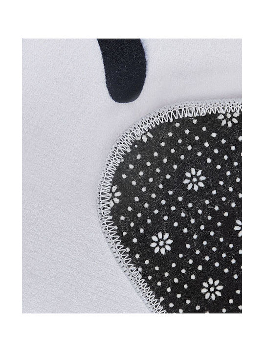 Children's Star-shaped Rug 120 X 120 Cm White Sirius
